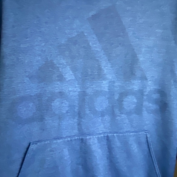 Adidas Boys YXL Hoodie Pullover Adidas Fade Logo - Picture 4 of 4